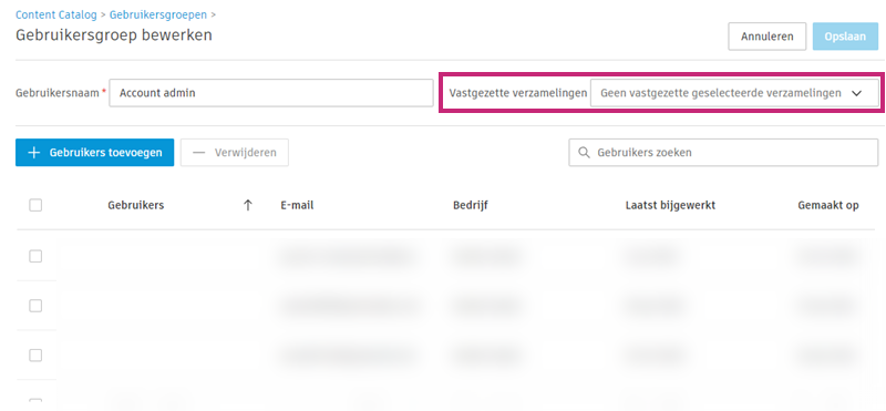 Vastgezette verzamelingen