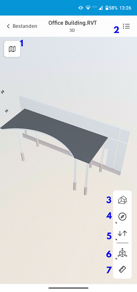 Navigatiefuncties voor modellen