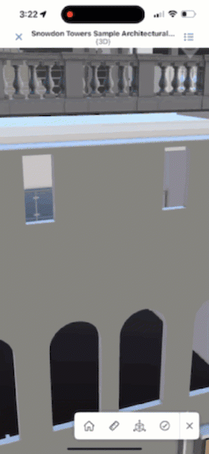 Voorbeeld van een rechte lijnmeting animatie