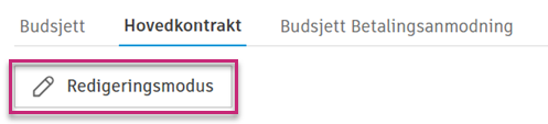 Redigeringsgrensesnitt for hovedkontrakt