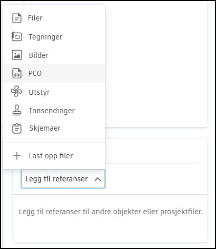 Legg til P-EO fra RFI