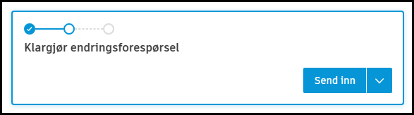 Klargjør eksempel på endringsforespørsel
