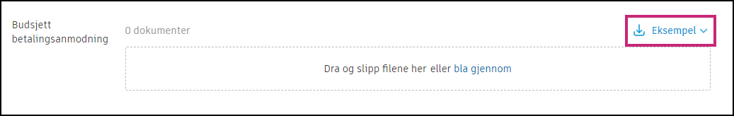 Eksempel på dokumentmal