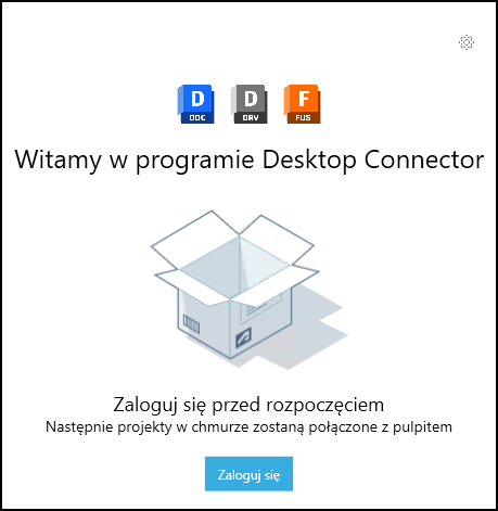 Logowanie w programie Desktop Connector po wylogowaniu