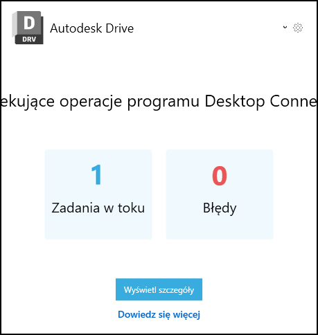 Ekran główny usługi Drive