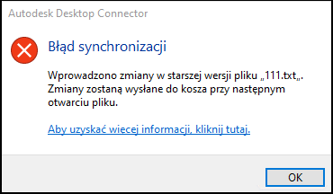Kosz w oknie dialogowym Otwórz