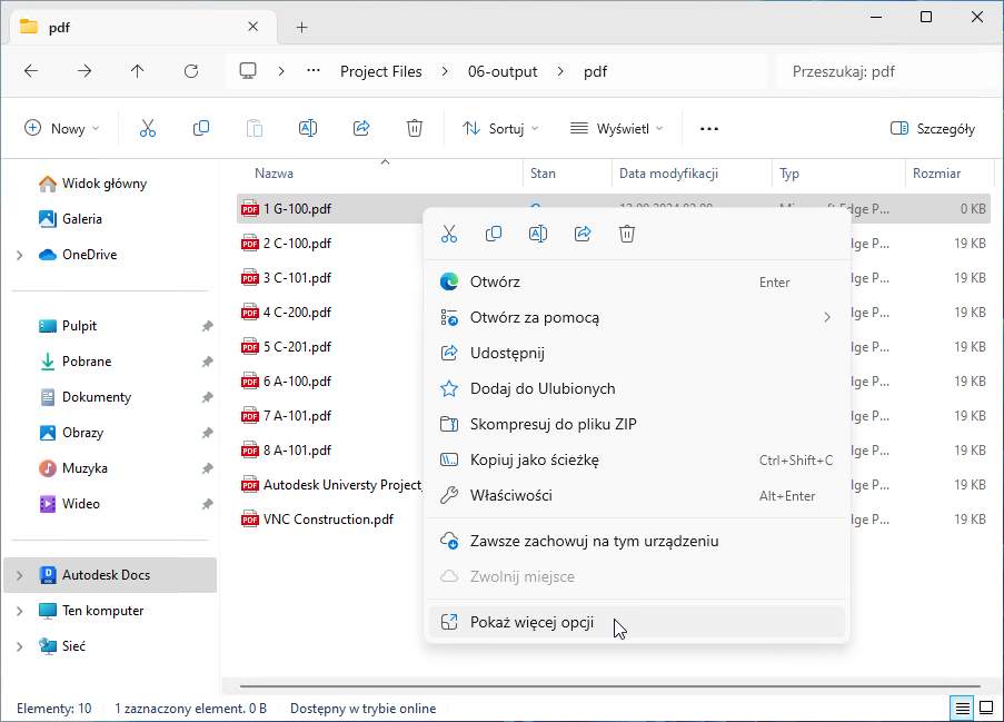 Obraz automatycznego blokowania