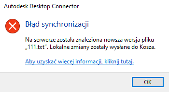 Kosz — okno dialogowe