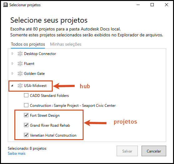 Ícone da bandeja do Desktop Connector