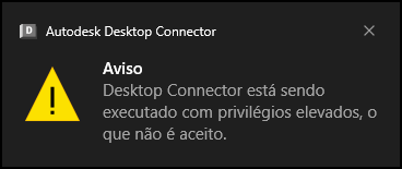 Saia do Desktop Connector.