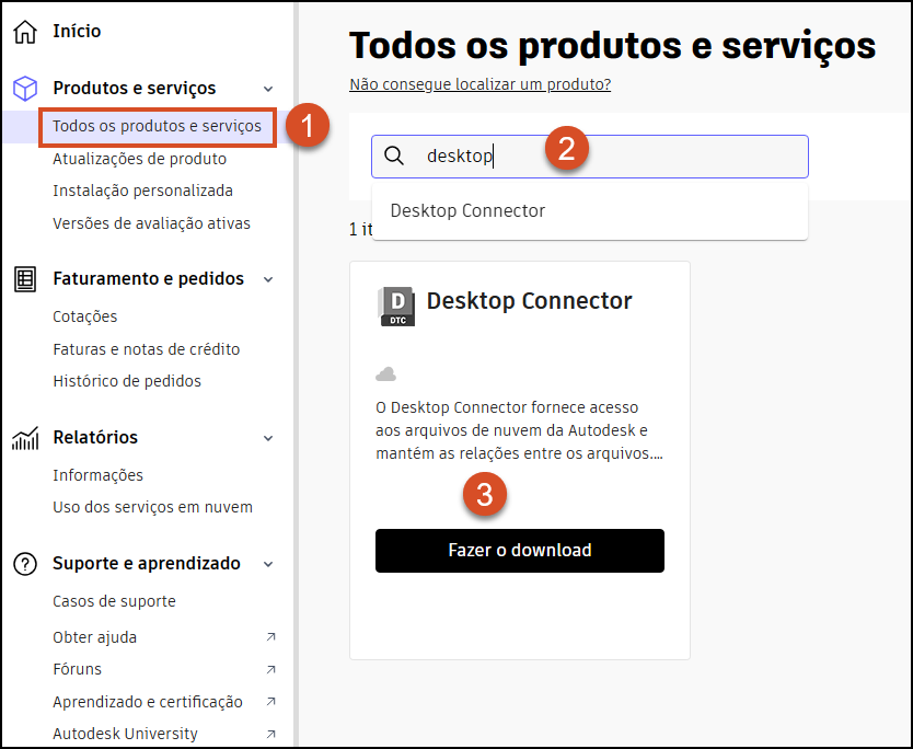 Produtos e serviços