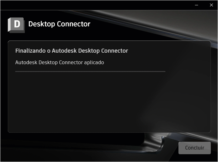 Atualização concluída