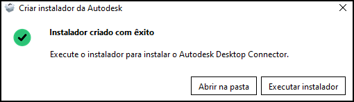 Instalador do DC criado
