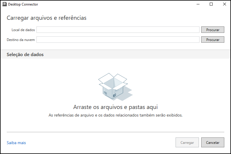 Carregar arquivos e referências