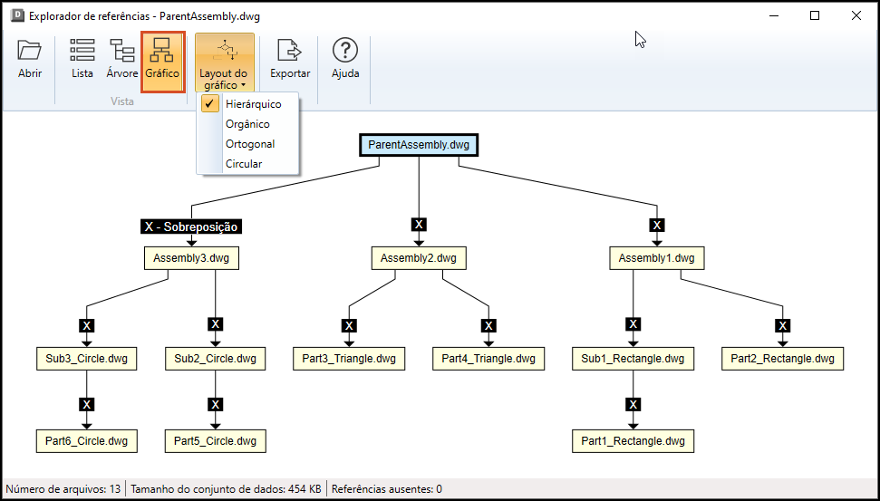 Pai do Explorador de referências