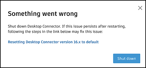 Arquivos ou pastas inválidos identificados