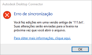 Lixeira na caixa de diálogo Abrir