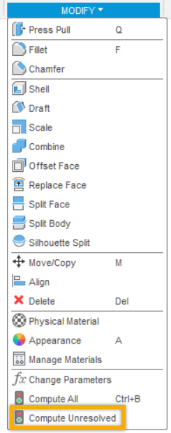 Calcular não resolvidos