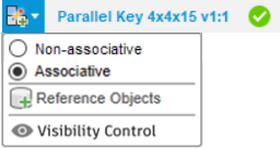 opções de associatividade