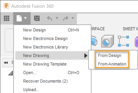 menu - novo modelo de desenho
