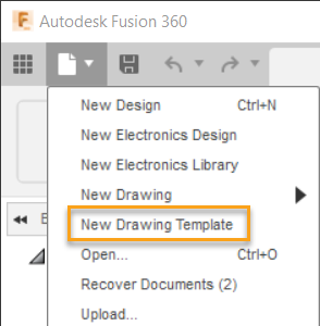 menu - novo modelo de desenho