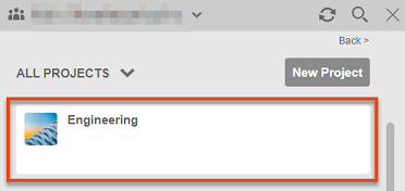 definir projeto ativo