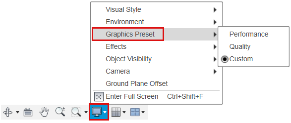 predefinições gráficas