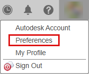 Preferências da interface do usuário