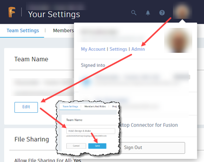Alterar o nome do hub