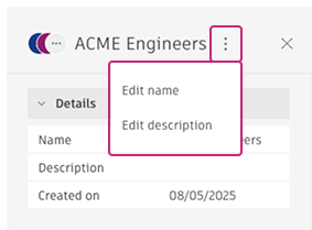 Editar detalhes do grupo