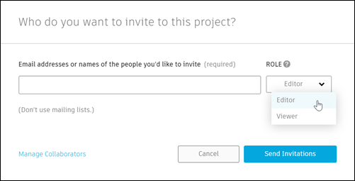 Convidar pessoas para um projeto