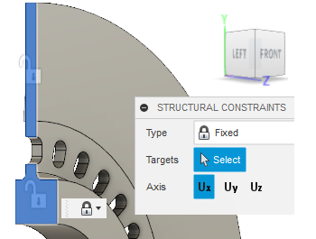 restrição ux