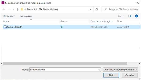 Famílias do Revit como conteúdo do InfraWorks