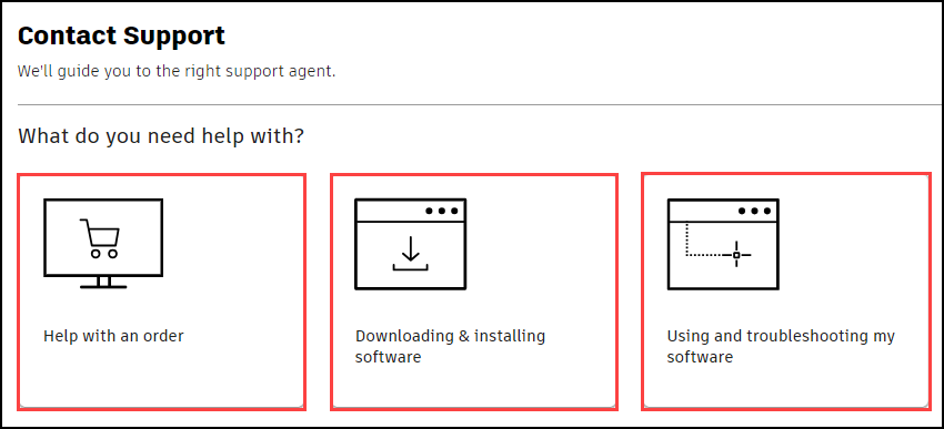 Обратиться в службу поддержки