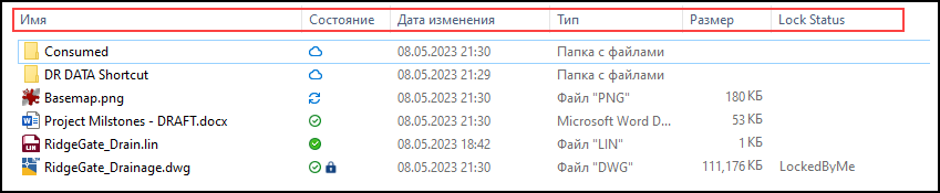 Атрибуты вида