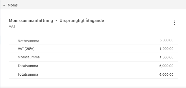 Information om momssammanfattning