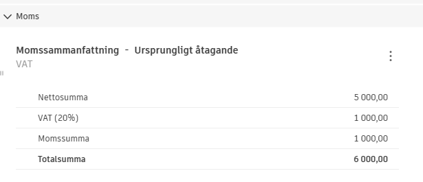 Information om momssammanfattning