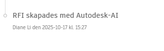 Exempel på aktivitetslogg