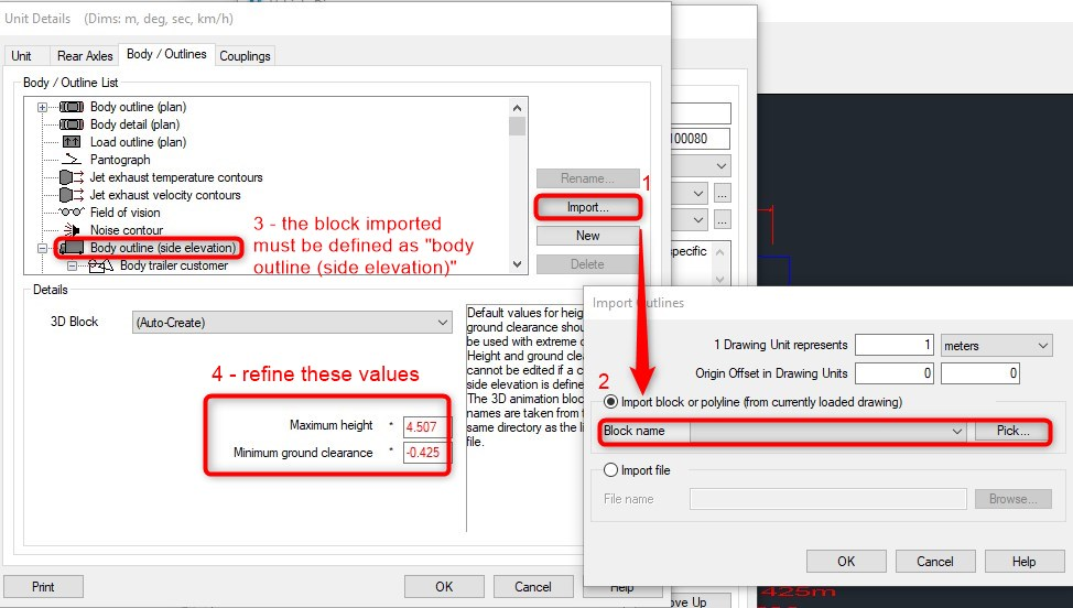 How to analyze ground clearance for intermediate points in special vehicles using Vehicle Tracking