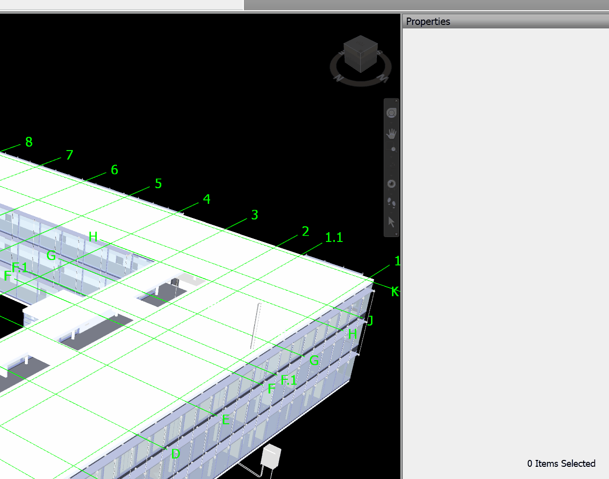 Navisworks 中的 ViewCube 的方向与在 Model Coordination 中的方向不同