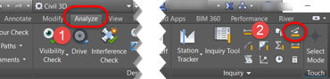 How to calculate a point-to-point inverse (AutoCAD Civil 3D)