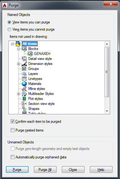 how-to-remove-the-genaxeh-block-from-an-autocad-mechanical-drawing