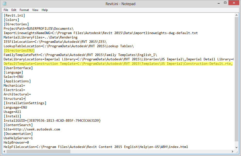 How to use custom family and project templates in Revit