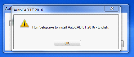 スタートメニューからAutoCADを起動する場合は、「Setup.exeを実行して