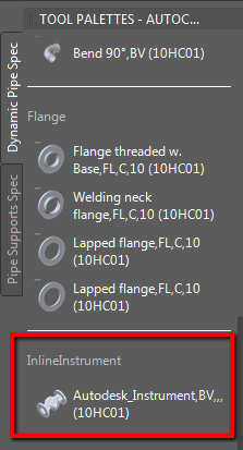 How to add an instrument to a catalog and a spec in AutoCAD Plant 3D
