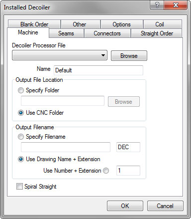 在 Autodesk Fabrication CAMduct 中安装线圈生产线