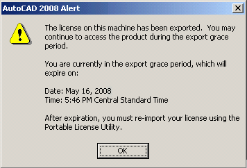 Portable License Utility Export Grace Period Autocad Autodesk Knowledge Network