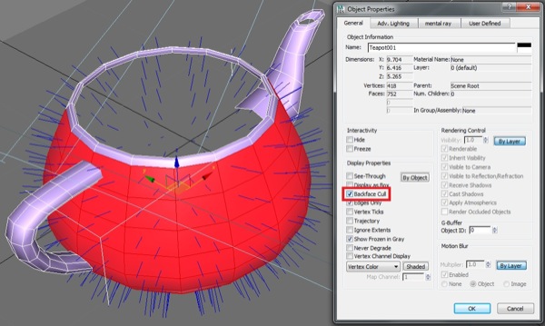 Backface Cull: Object faces render as when facing away from view in 3ds Max | 3ds Max 2019 | Autodesk Knowledge Network