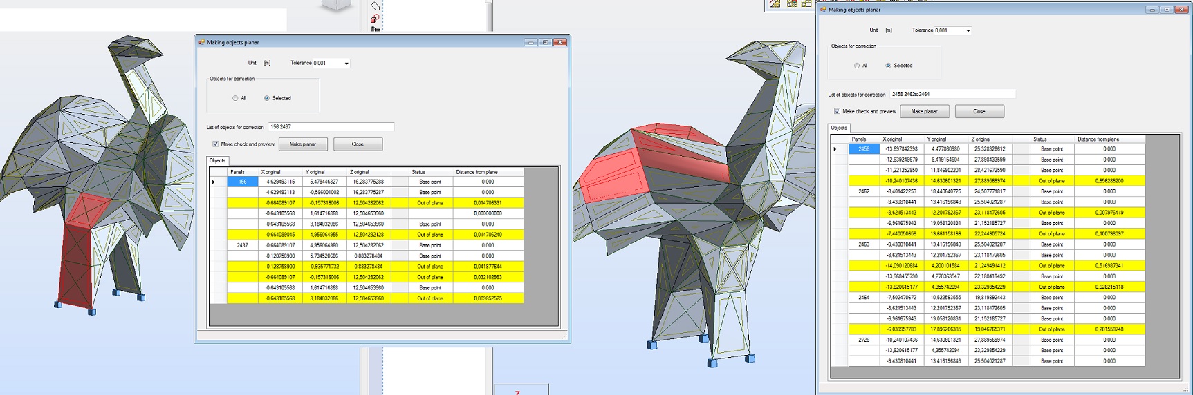 How to check panel/cladding flatness in Robot Structural Analysis