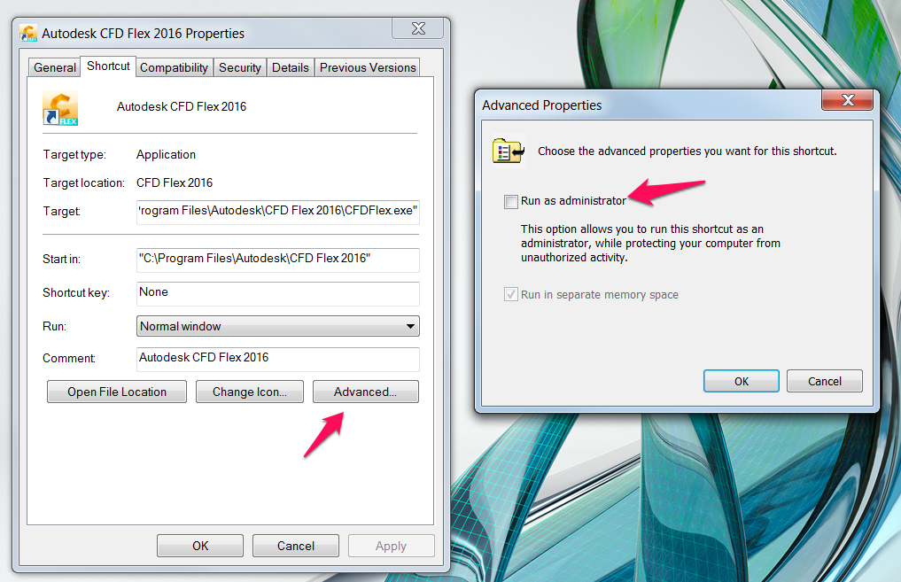 Simstudio to CFD launcher is only working when logged in as administrator